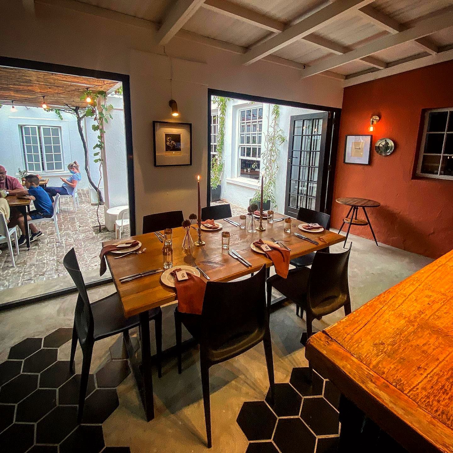 The dining room